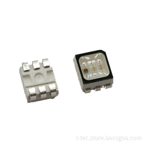 3528 PLCC2 Green SMD LED with 540nm to 550nm Wavelength for Sensor Applications